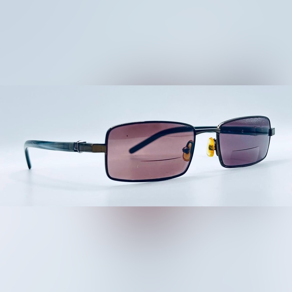 Bellagio Brown Rectangular Sunglasses Frames Only